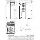 Przemiennik częstotliwości 3-fazowy 11 kW 230V AC Delta Electronics VFD49AMS23ANSAA